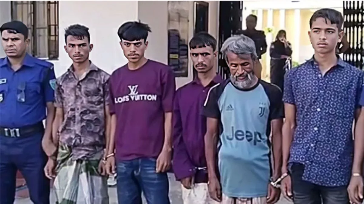 খুনের মামলায় একই পরিবারের ৫ জন কারাগারে