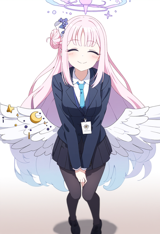 1girl, {{mika (blue archive)}}, anime, photoshop(medium), depth of field, bloom, s-1289345351