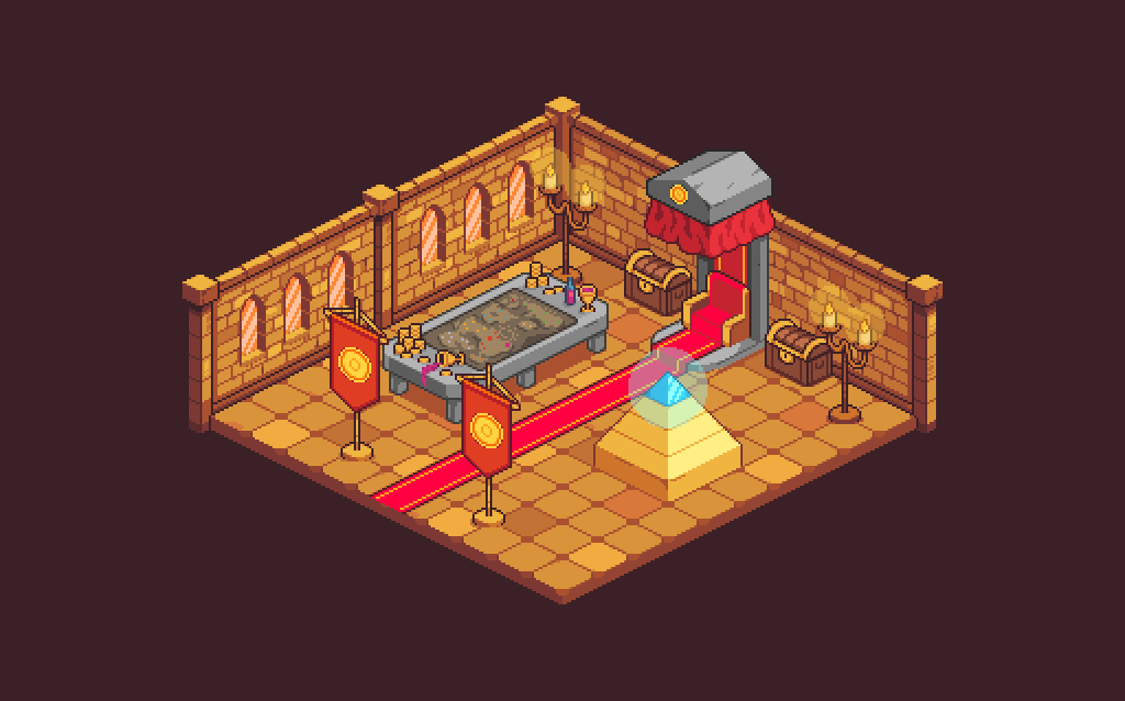 The Bilgemont Castle, the room that holds most importance and power in Erdwise. You might notice that the Erdwiss rulers really do like showing off their wealth.