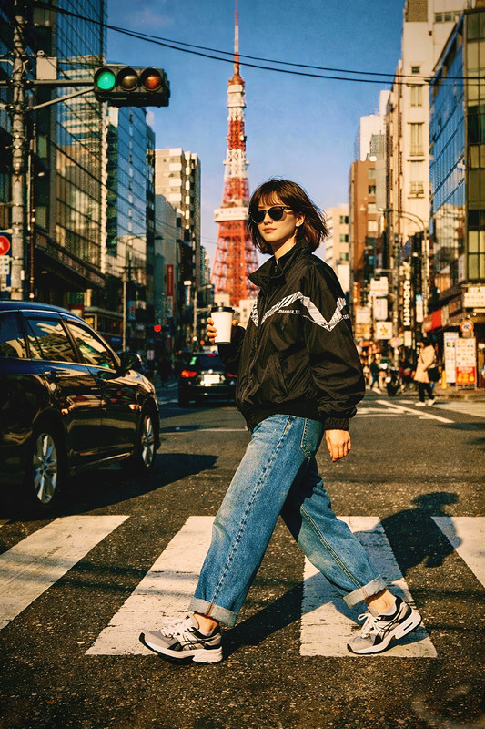 Identity Preserved Tokyo Crosswalk | PromptGet