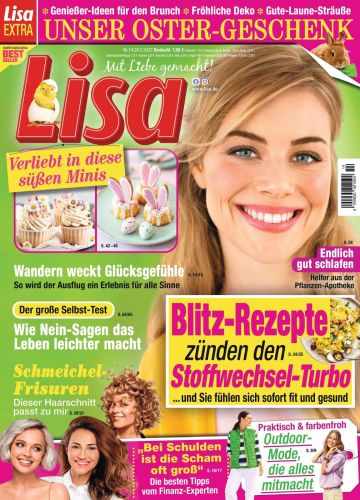 Cover: Lisa Frauenmagazin No 14 vom 29  März 2023