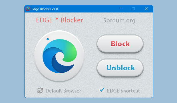 Edge Blocker v1.8 - Freeware by Sordum team Edge-blocker-main