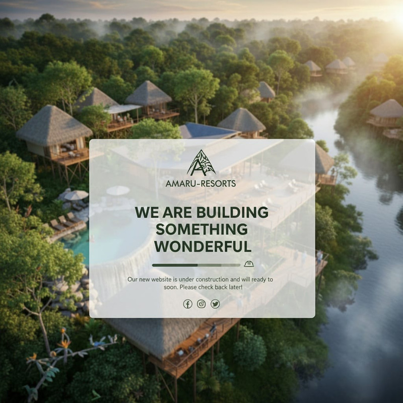 Amaru Resorts - Site en construction