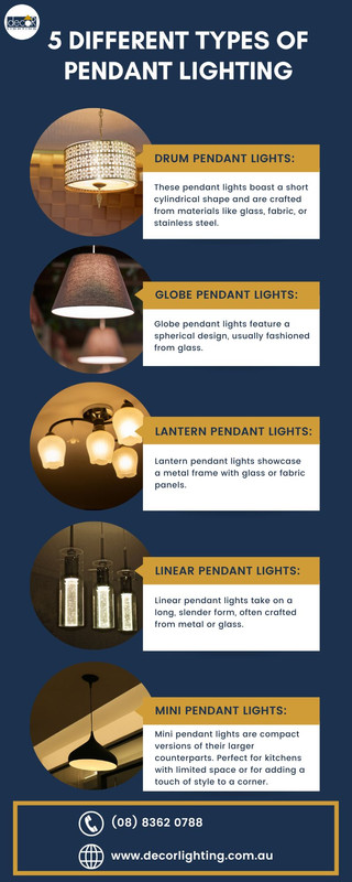 5 Different Types of Pendant Lighting