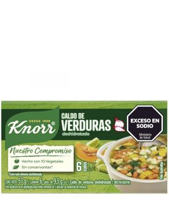 3420 | Caldo Knorr X 6 Unid. Verdura