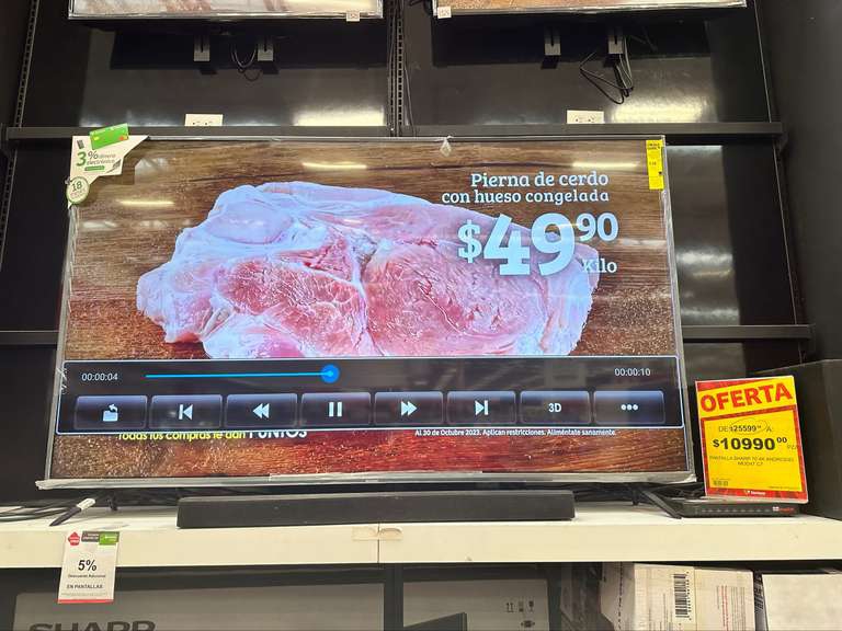 Pantalla SHARP 70” Google TV 4K