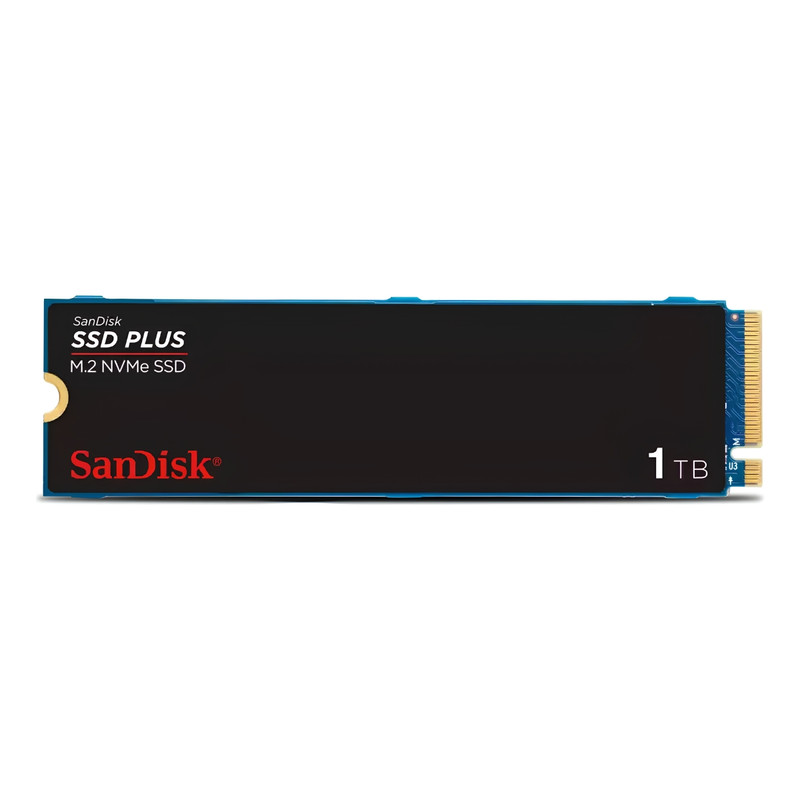 DISCO SOLIDO SSD M.2 SANDISK PLUS 1TB 3.200MB/S NVME PCIE GEN3