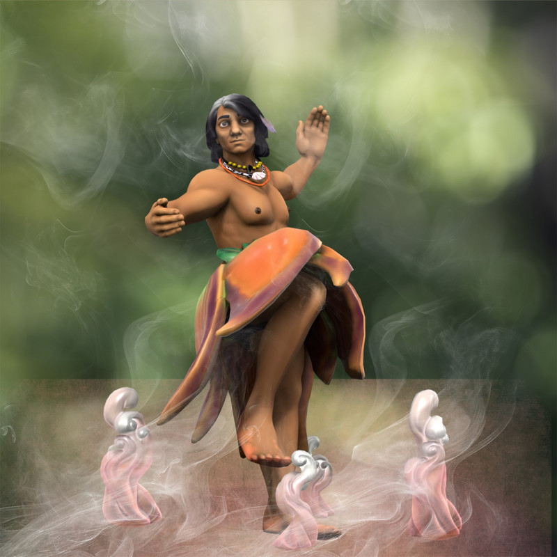 ST Kip fire dance-Portrait