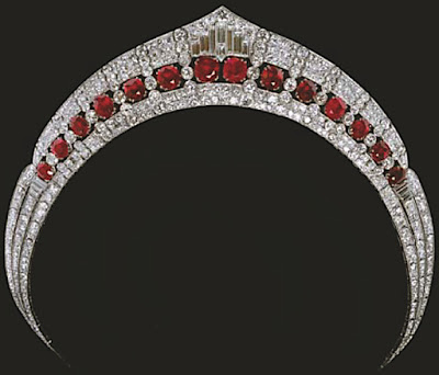 Calabria Ruby Tiara (1915) by Chaumet for Infanta Alicia 1
