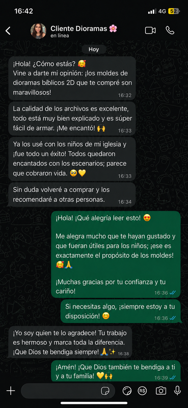 Testimonio WhatsApp 1