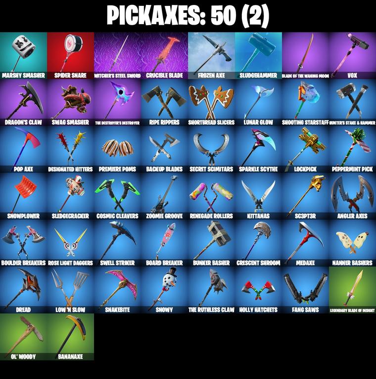 pickaxes comp
