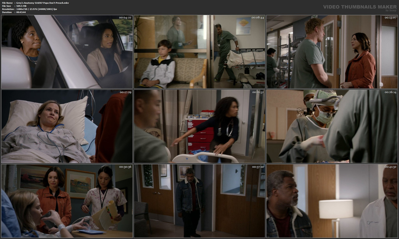 Grey's Anatomy S16E07 Papa Don't Preach.mkv