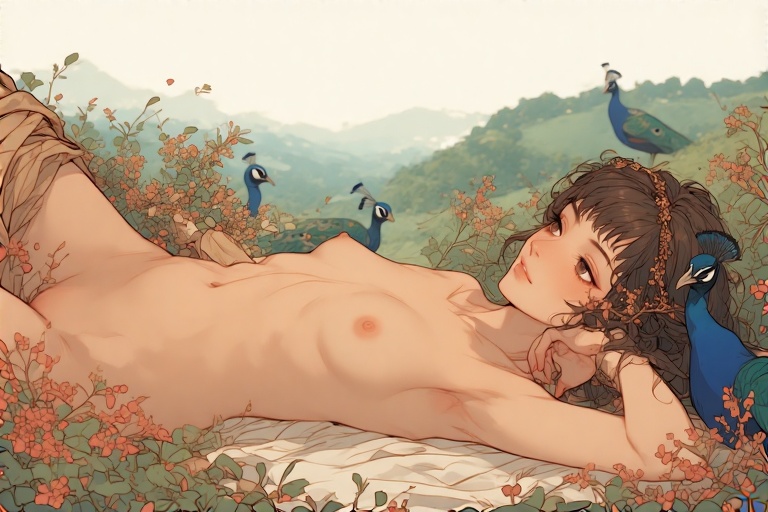 Nude-woman-reclining-youthful-7