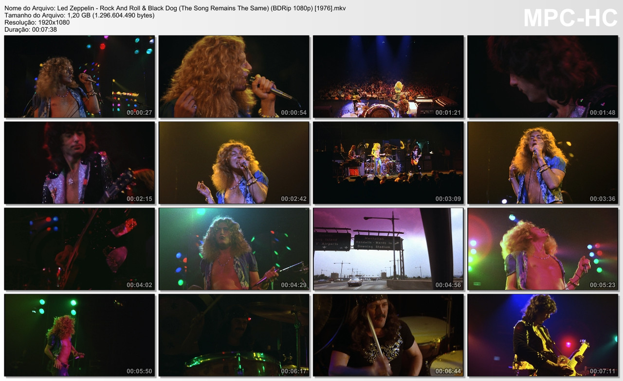 Led Zeppelin - Rock And Roll & Black Dog (The Song Remains The Same) (BDRip 1080p) [1976]