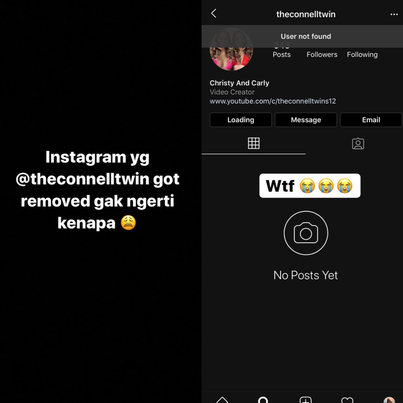 Instagram Connell Twins diremoved