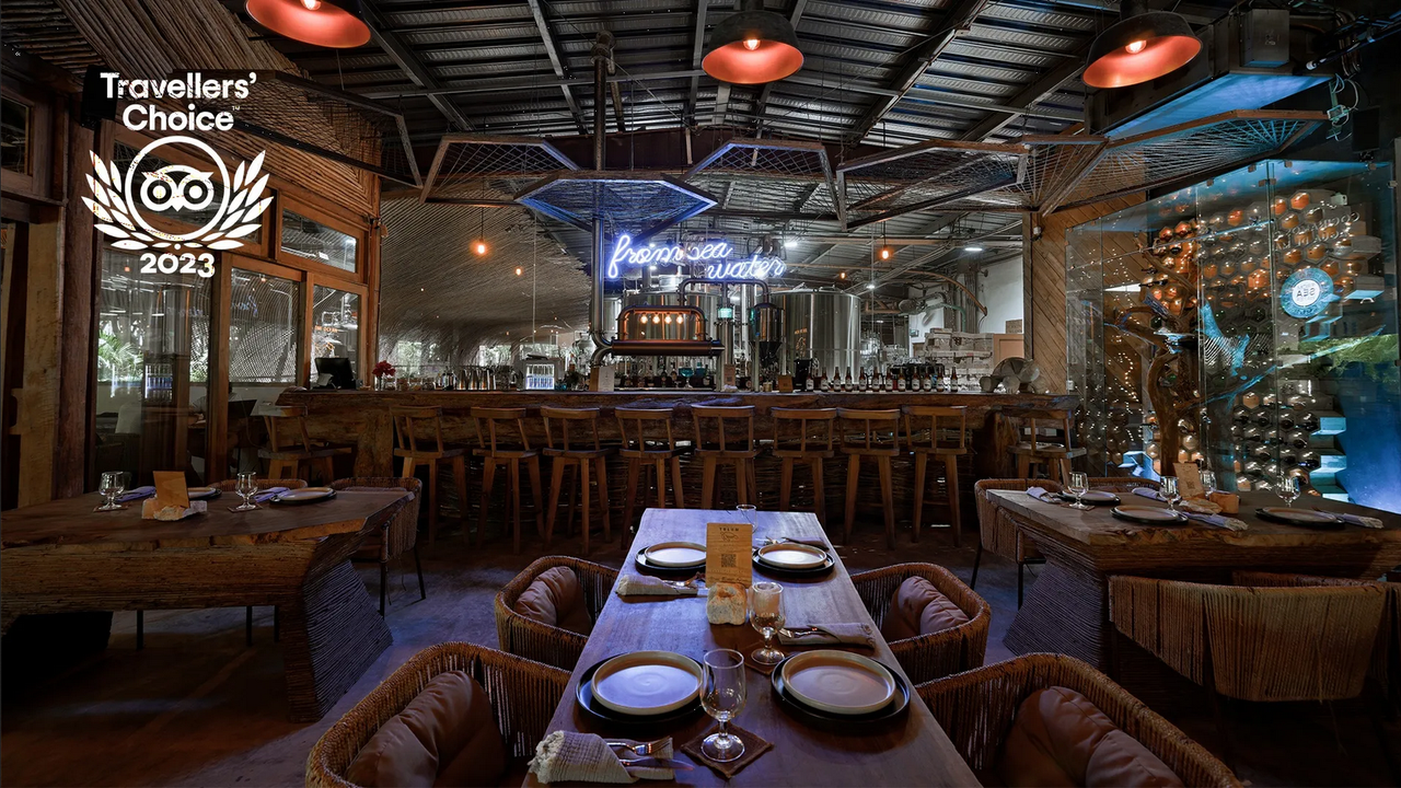 Cervecería Tulum Brewery Restaurant galardonado con el Travelers' Choice 2023 