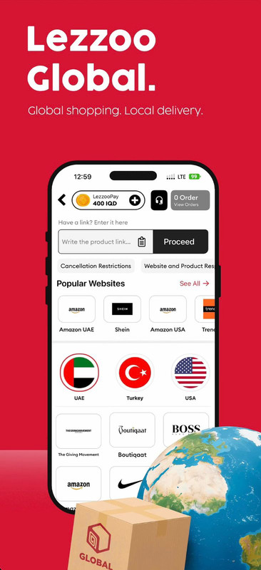 Lezzoo Global — Cross-border delivery