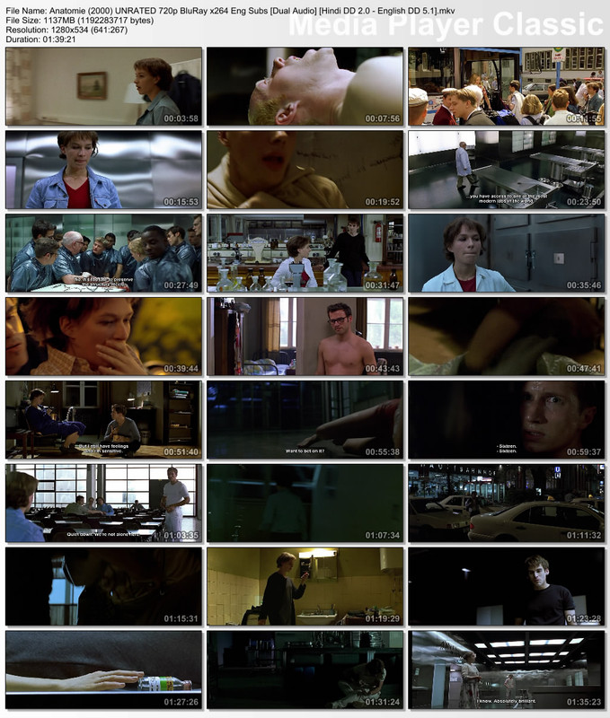 Anatomie (2000) 720p Thumbs