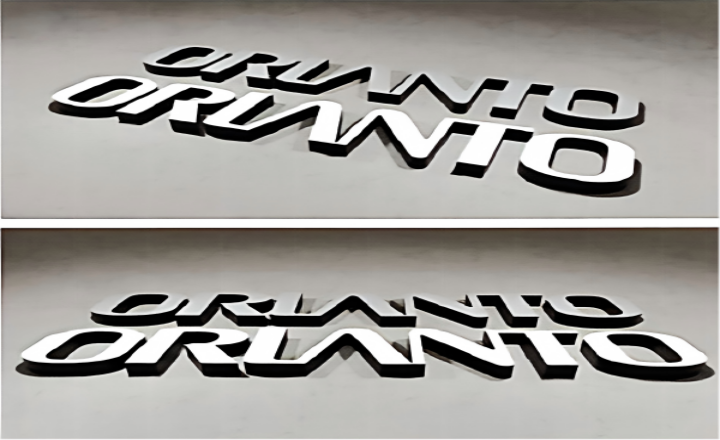 ALC-01-F acrylic luminous letter view 2
