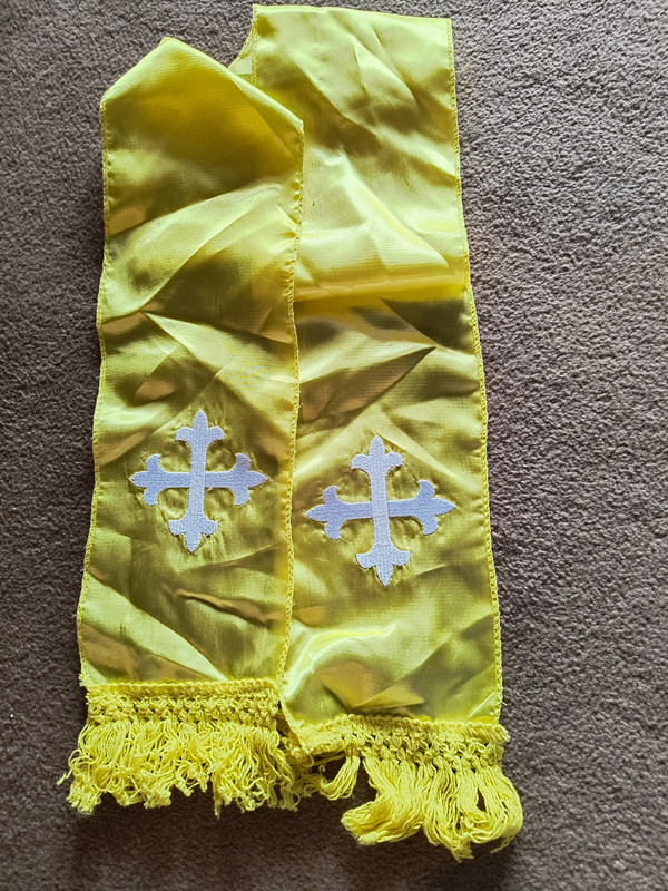 Yellow Bishop Sash