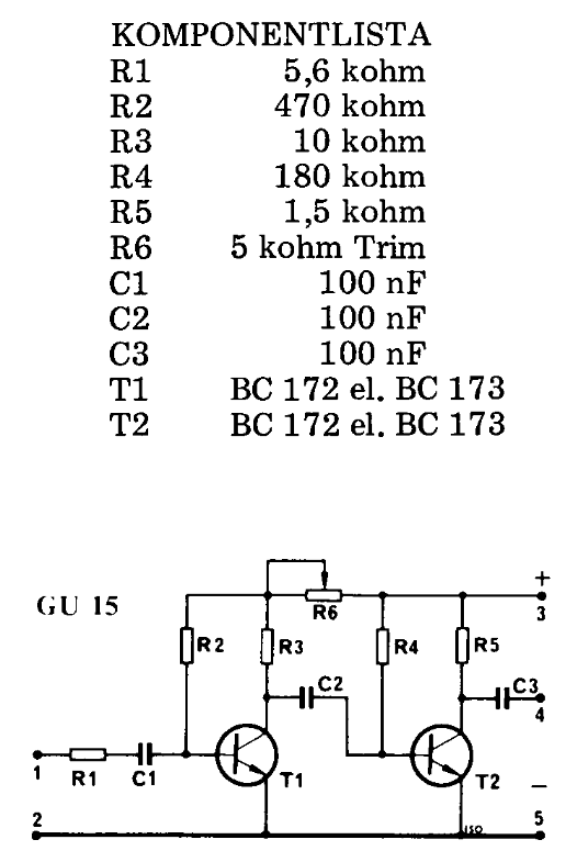 GU 15 Single Guitar Booster