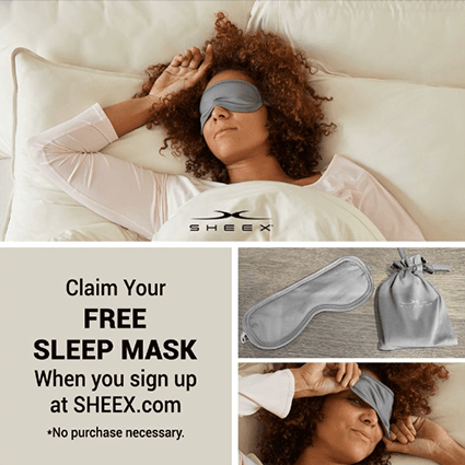 Embrace Blissful Sleep: Get Your FREE Sheex Sleep Mask Today Embrace Blissful Sleep: Get Your FREE Sheex Sleep Mask Today