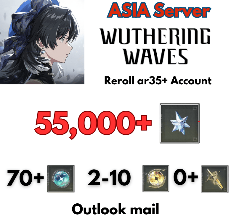 [ASIA] Wuthering Waves Reroll Account 
