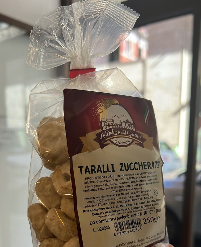 Taralli zuccherati 250 g