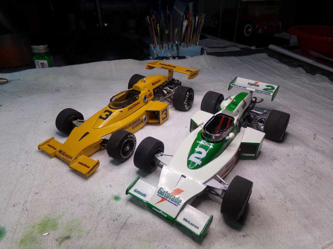 AMT 1:25 T256 McLaren Gatorate Johnny Rutherford Rarität (BU01-55R9/1