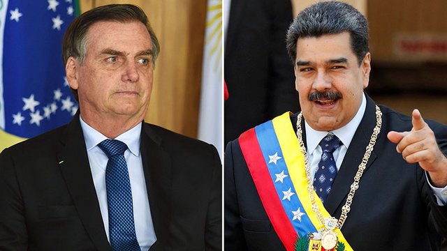 Bolsonaro y Maduro