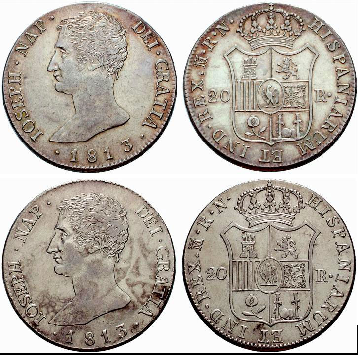 20 Reales 1813. José Napoleón. Madrid RN 1813-20reales