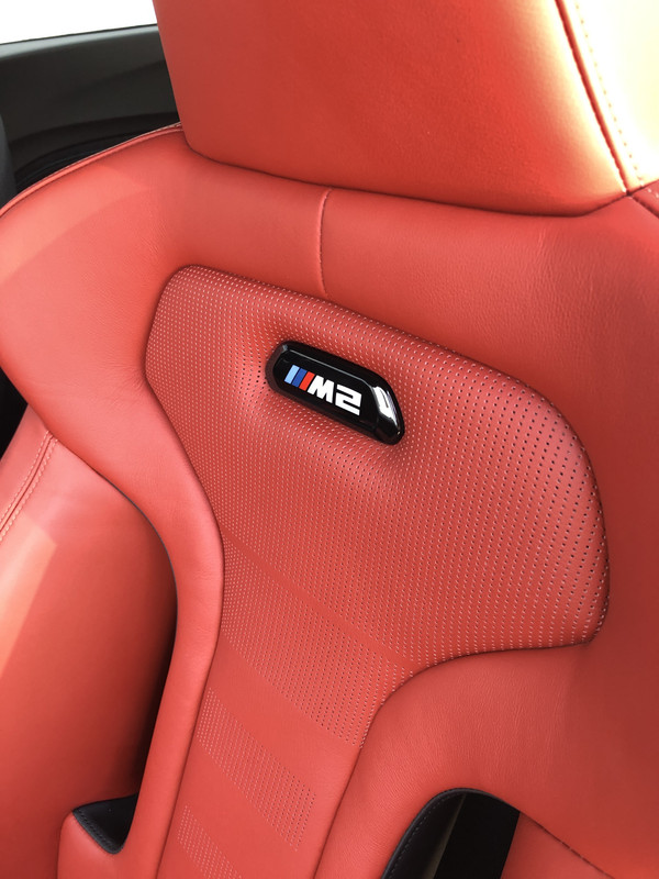 BMW M4 Comp Red seats for M2 | The M3cutters