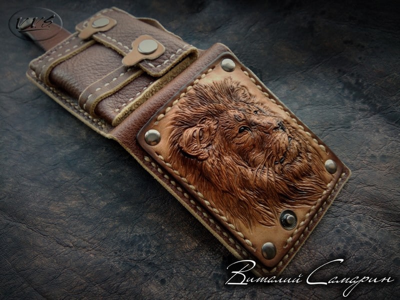 кошелек лев м7