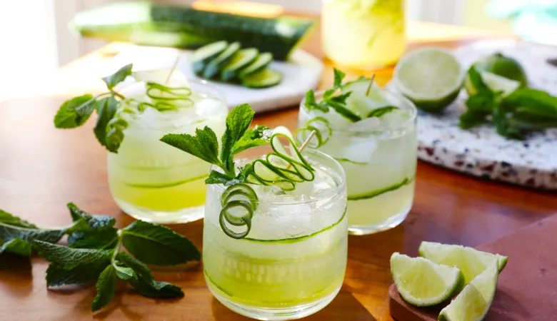 Ginger Lemon Detox Spritzer