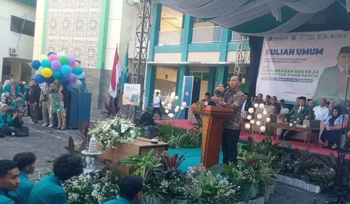Menteri Wihaji Ajak Mahasiswa Unwahas Pacu Inovasi Kopdes Merah Putih