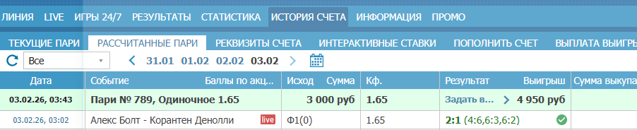 отчет по болту денноли