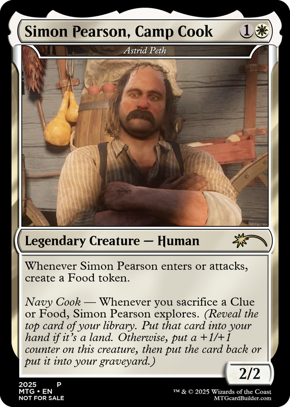 Astrid Peth (Simon Pearson, Camp Cook)