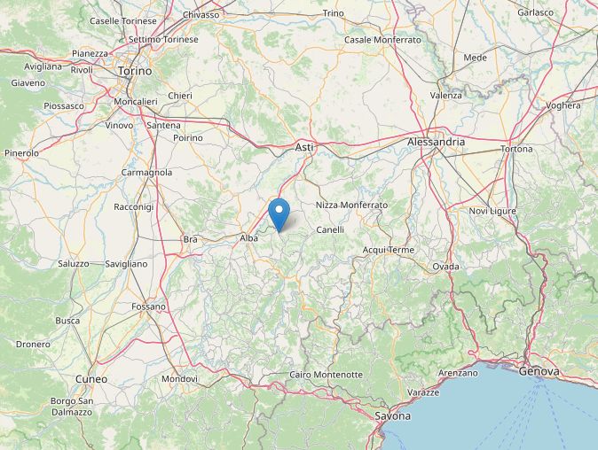 Terremoto di magnitudo ML 2 9 del 07 02 2023 Italia in zona 2 km NE Neviglie CN