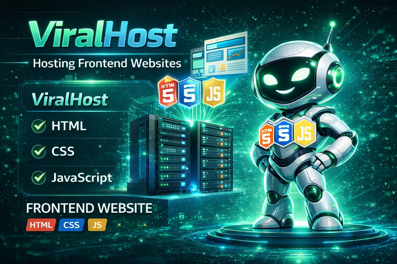 ViralHost thumbnail showing hosting dashboard