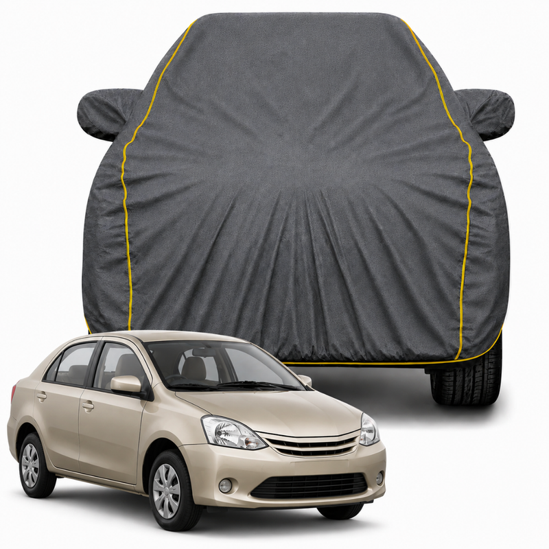 Etios Grey Car Cover