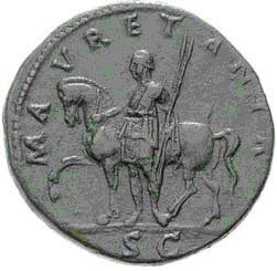 Glosario de monedas romanas. MAURITANIA. 30