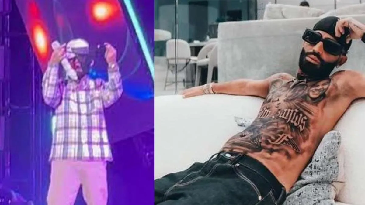 Arcángel protagoniza incómodo momento con la tanga de una fanática