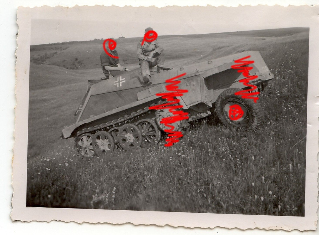 Panzer Habkette SdKfz 250 einer StuG Sturmgeschü