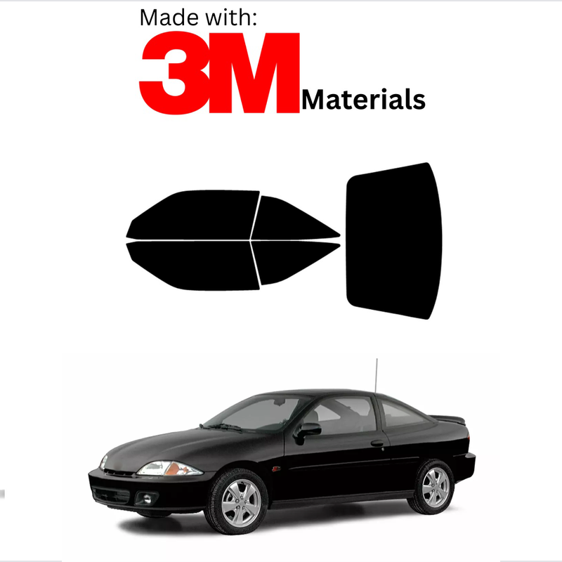 Tinte de ventana precortado para Chevrolet Cavalier cupé 90-94 cerámica hecho con 3M - Imagen 7 de 9