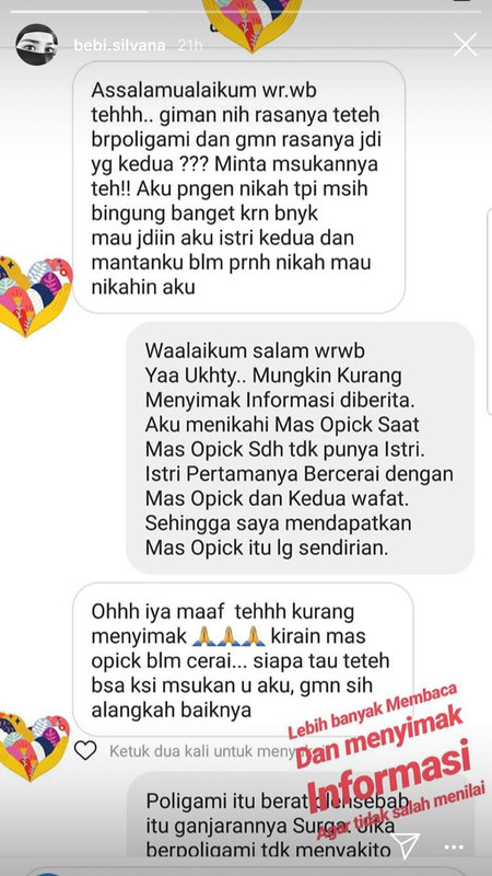 Balasan Bebi Silvana