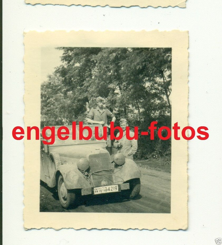 FAHRZEUG - KÜBELWAGEN mit WH-184219 - SUPER TARN