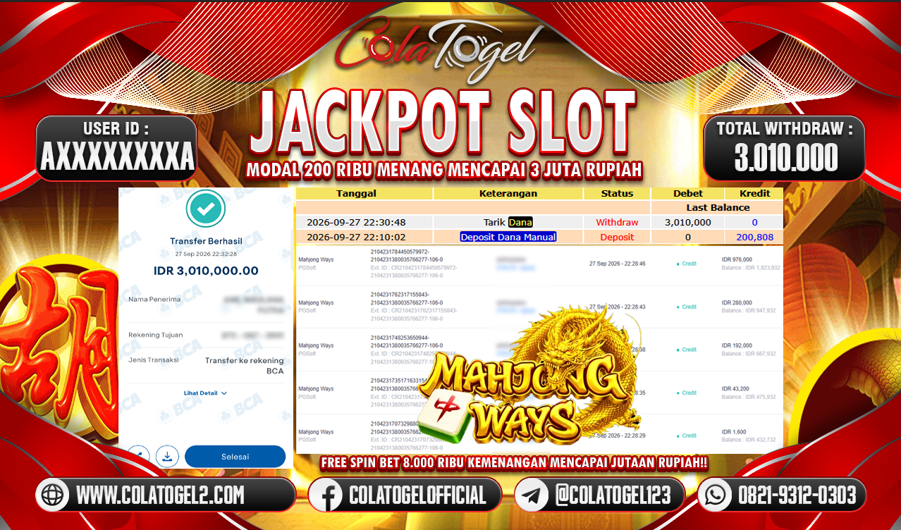JACKPOT SLOT GACORR !!!