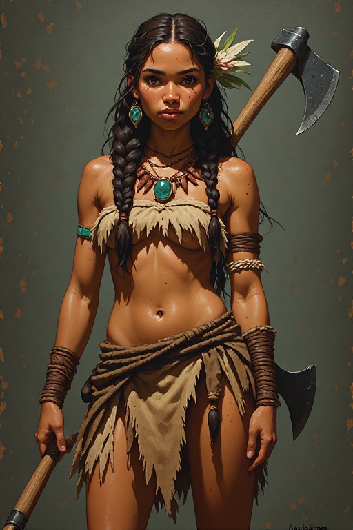 naked-polynesian-girl-warrior-(45)