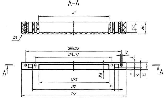 Ручка. Шкаф Лайн