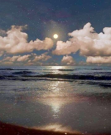 Beach-moon